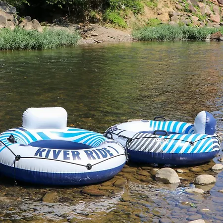 Charming 2 Bed Oasis With River Access Hot Tub And Outdoor Fun Sleeps 6 Comfortably